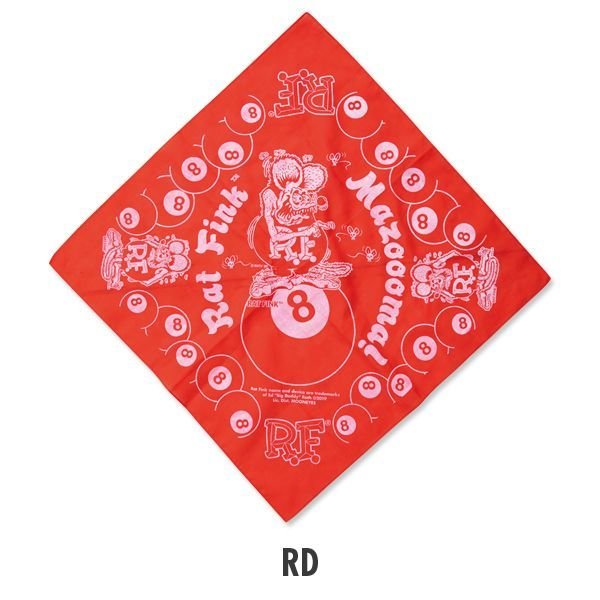 Photo4: Rat Fink 8 Ball Bandanna (4)