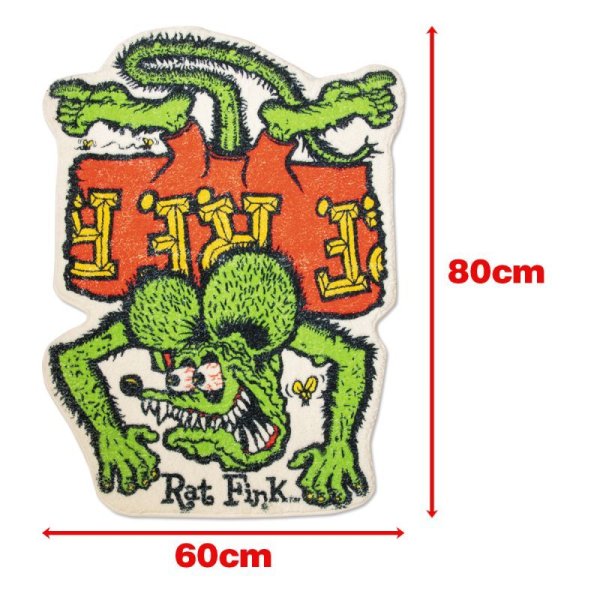 Photo4: Rat Fink Floor Mat (4)