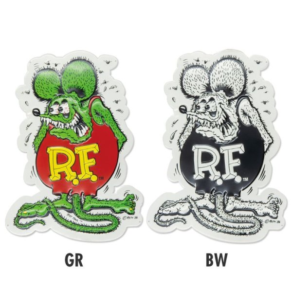 Photo2: Rat Fink Tin Sign (2)