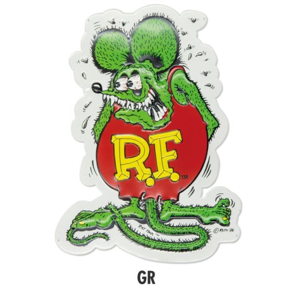 Photo3: Rat Fink Tin Sign (3)