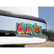Photo1: Rat Fink Bumper Sticker Go Fast (1)