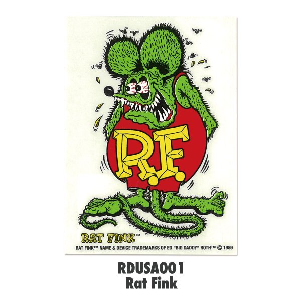 Photo2: Rat Fink Monster Sticker 1 (2)