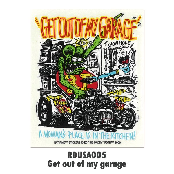 Photo5: Rat Fink Monster Sticker 1 (5)