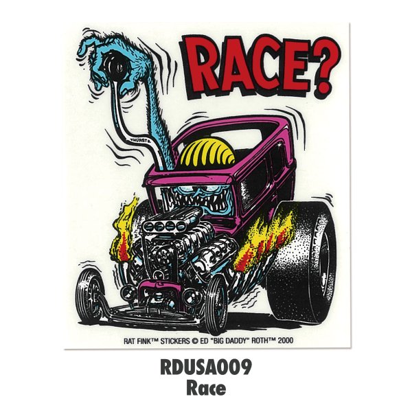 Photo7: Rat Fink Monster Sticker 1 (7)