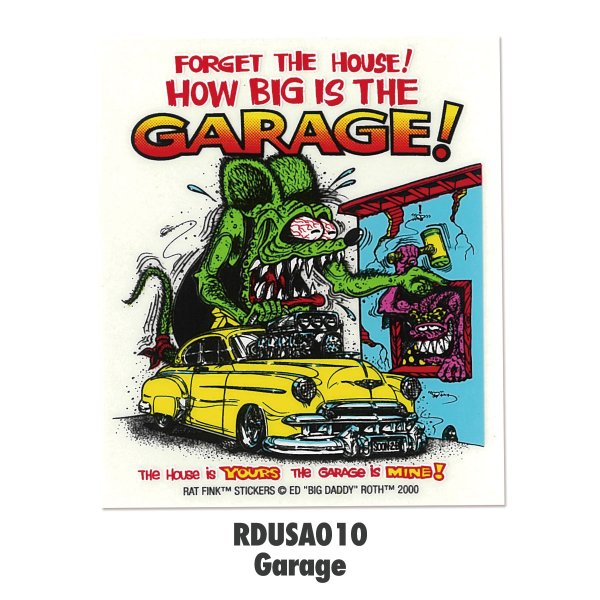Photo8: Rat Fink Monster Sticker 1 (8)
