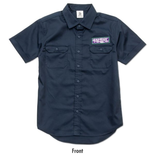 Photo5: Rat Fink Short Sleeve Work Shirt (5)