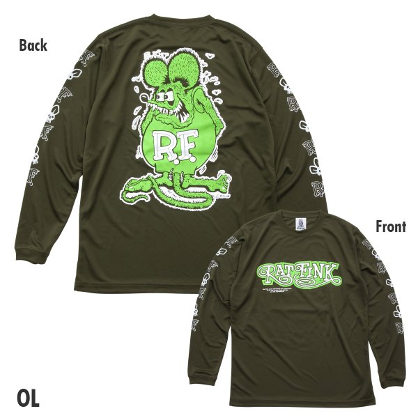 Photo7: 【30%OFF】Rat Fink Quick Dry Long Sleeve T-shirt (7)