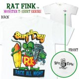 Photo: Rat Fink Monster T-Shirt "Surf all Day"