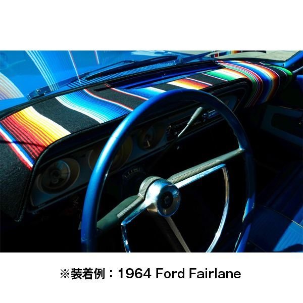 Photo6: DAIHATSU Original Serape Pattern Dashboard Cover (Dashmat) (6)