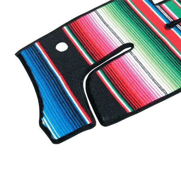 Photo2: DAIHATSU Original Serape Pattern Dashboard Cover (Dashmat) (2)