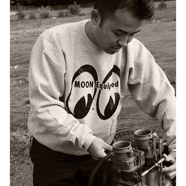 Photo4: MOON Equipped Sweatshirts Gray (4)