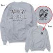 Photo2: MOON Checker Flag Sweat Shirts (2)