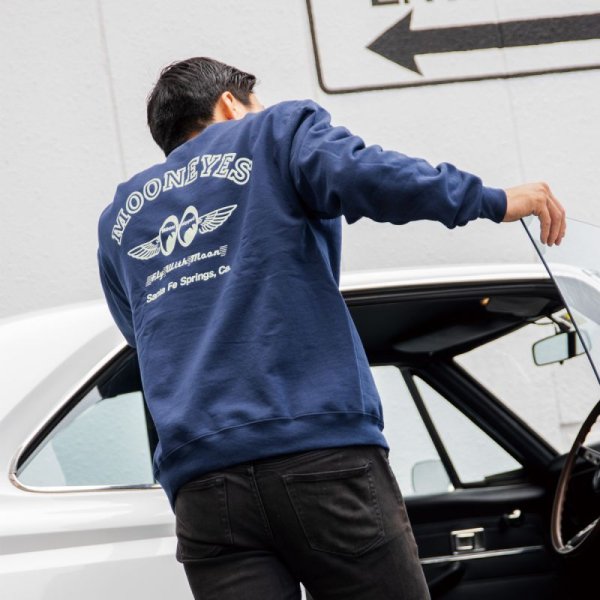 Photo2: Fly with MOON Sweatshirt (2)