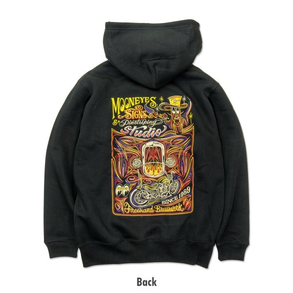 Photo5: MOON Signs & Pinstriping Studio Zip Hoodie (5)