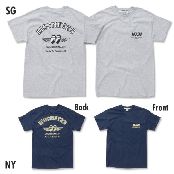 Photo3: Fly with MOON T-Shirt (3)