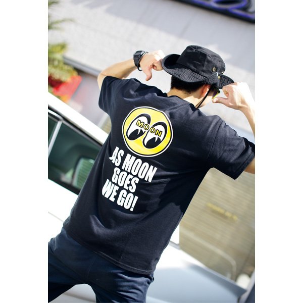 Photo2: As MOON Goes We Go T-Shirt (2)