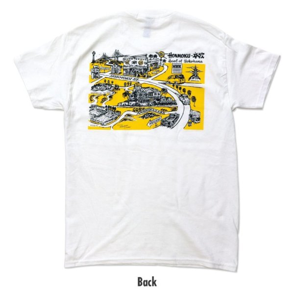 Photo3: MOON Honmoku Map T-shirt (3)