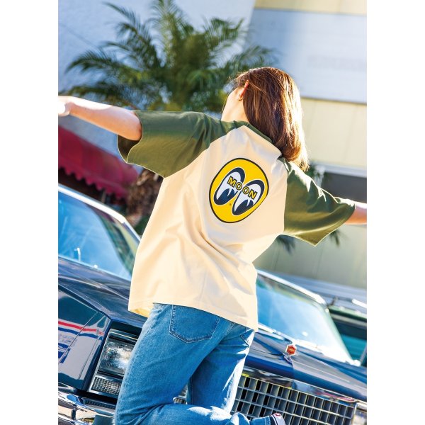 Photo2: MOON Eyeball Raglan Shirt (2)