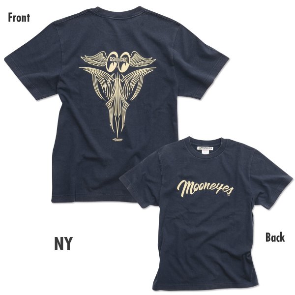 Photo4: Pinstripe Fly with MOON T-shirt (4)