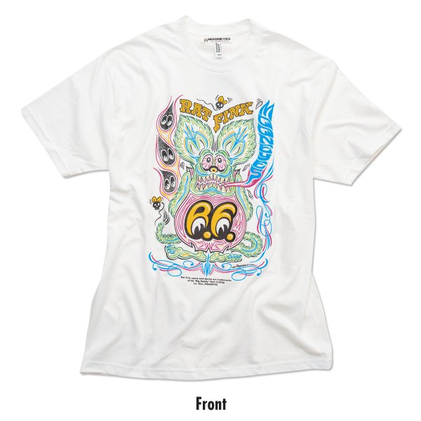 Photo6: Rat Fink x MOON Pinstripe T-shirt (6)