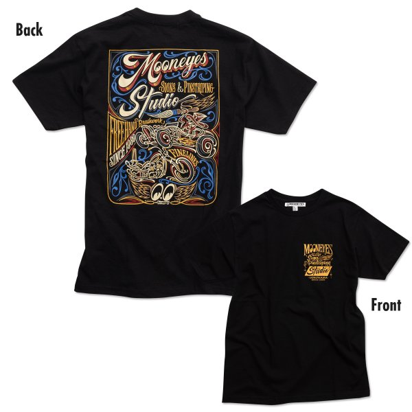 Photo3: MOON Sign & Pinstriping Studio 26 T-shirt (3)