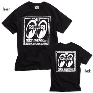 Photo: MOONEYES 40th Anniv. Eyeshape Logo T-shirt