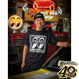 Photo: MOONEYES 40th Anniv. Eyeshape Logo T-shirt