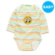 Photo2: MOON Baby Long Sleeve Rainbow Bodysuit (2)