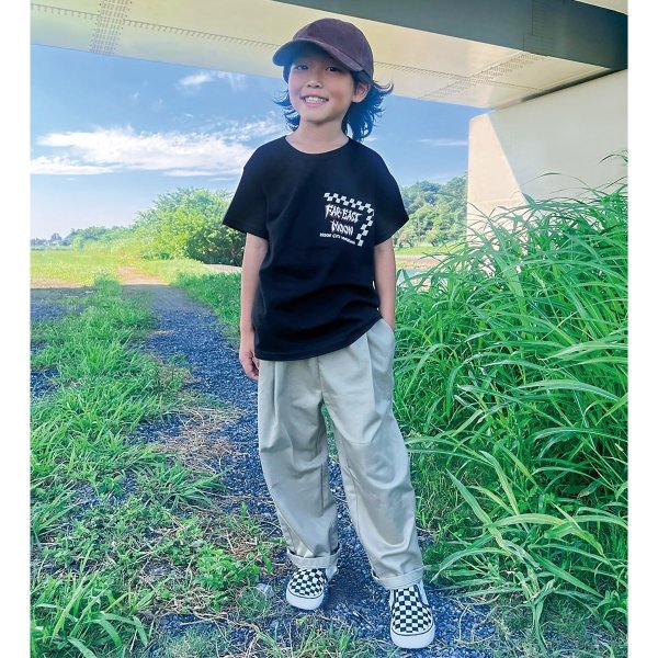 Photo2: Kids FAR-EAST MOON T-Shirts (2)