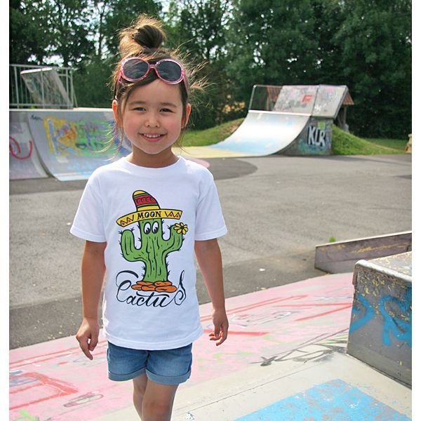 Photo1: Infant MOON Cactus T-shirt (1)
