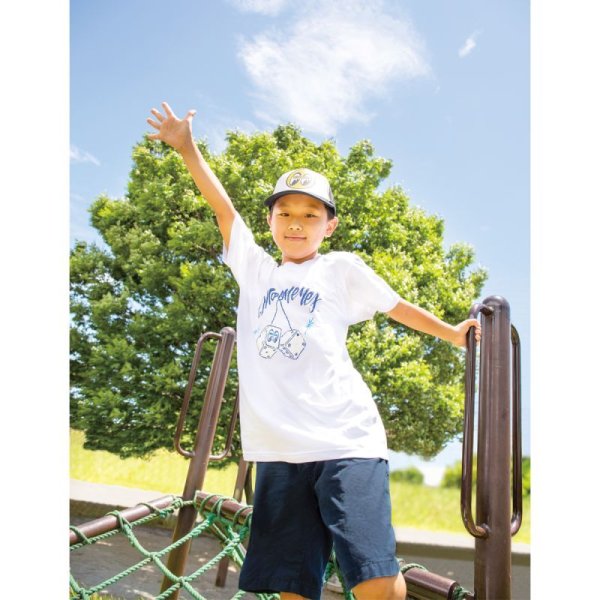 Photo1: MOON Dice Kids T-shirt (1)