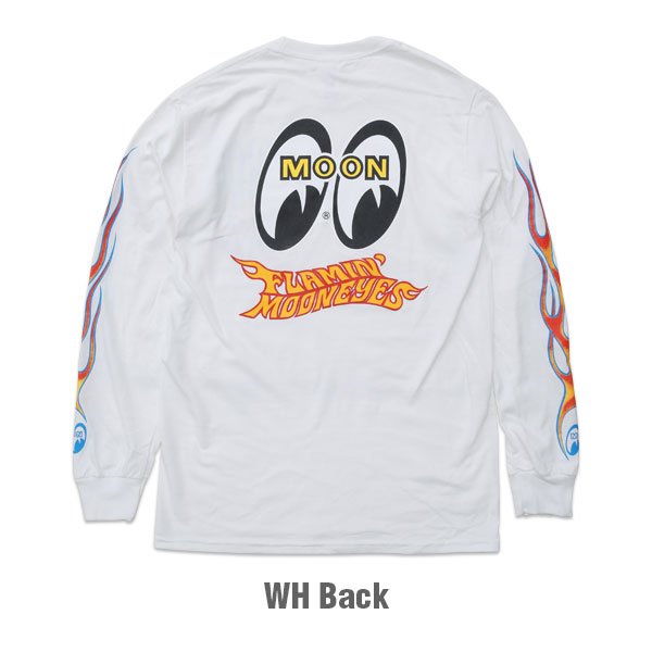 Photo3: Flamin' MOONEYES  Long Sleeve T-shirt (3)