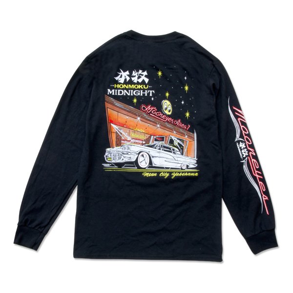 Photo6: Honmoku Midnight Long Sleeve T-shirt (6)