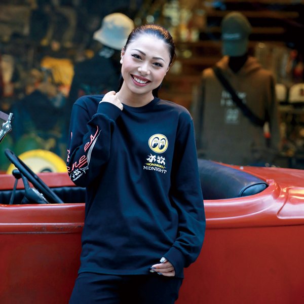 Photo3: Honmoku Midnight Long Sleeve T-shirt (3)