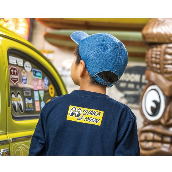 Photo4: Kids SHAKA with MOON Long Sleeve T-shirt (4)
