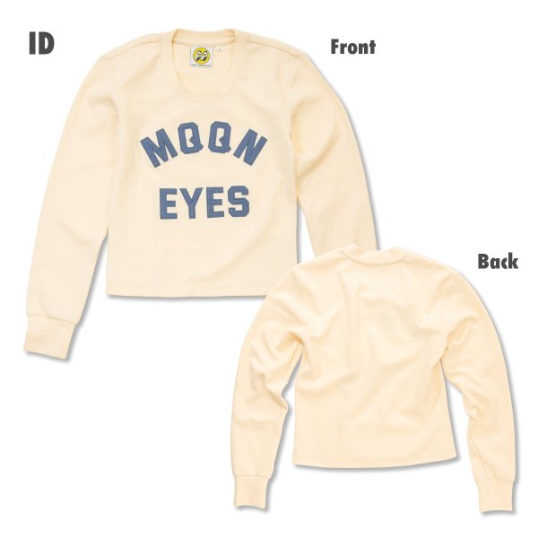 Photo5: Ladies MOONEYES Rib Long Sleeve T-shirt (5)
