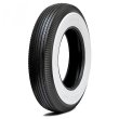 Photo1: Autobahn "R" Bias Style white Wall Radial Tire 6.40 x 15 Inch (1)
