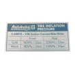 Photo4: Autobahn "R" Bias Style White ribbon Radial Tire 5.60 x 15 Inch (4)