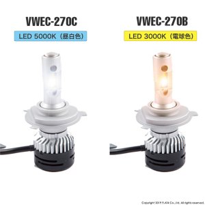 Photo: LED headlight KIT 12V H4 3 point type