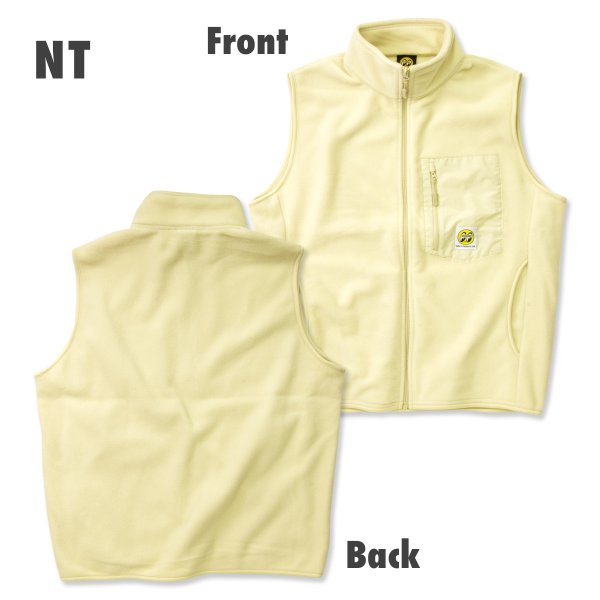 Photo5: 【30%OFF】MOON Label Fleece Full Zip Vest (5)