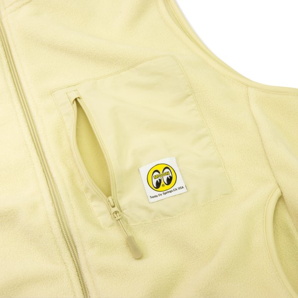 Photo6: 【30%OFF】MOON Label Fleece Full Zip Vest (6)
