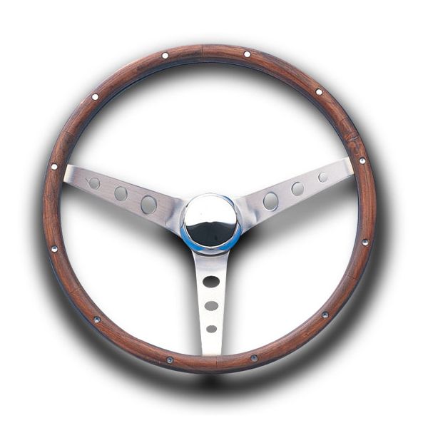 Photo1: Grant Classic Ford Model Wood Steering Wheel 37cm (1)