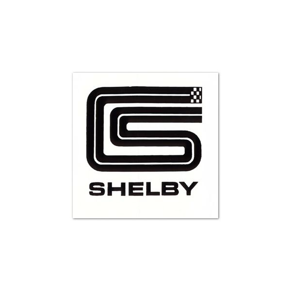 Photo1: HOT ROD Sticker Carol Shelby Square Decal (1)