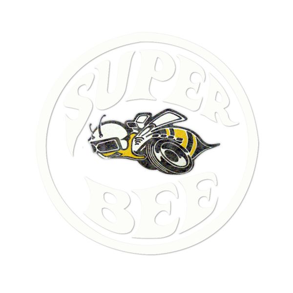 Photo1: HOT ROD Sticker 68-70 SUPER BEE Decal  (Left) (1)