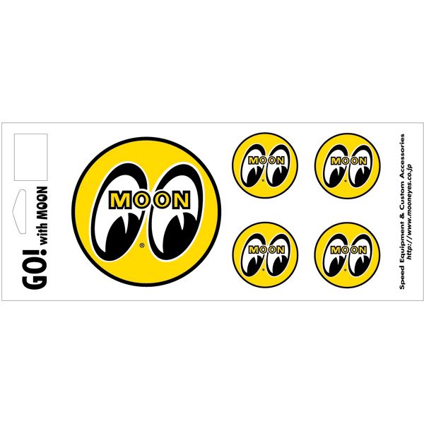 Photo1: EYEBALL 5Piece Sticker Set (1)