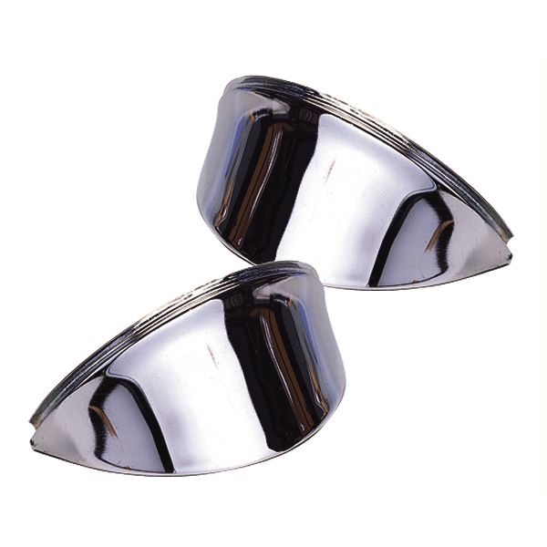 Photo1: Big Headlight Visors  (Plain) (1)