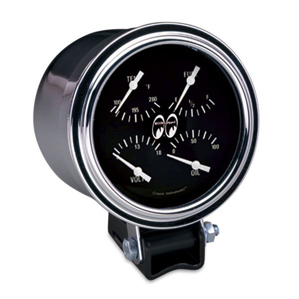 Photo1: Chrome Mounting cup - For 3 3/8inch Gauge (1)