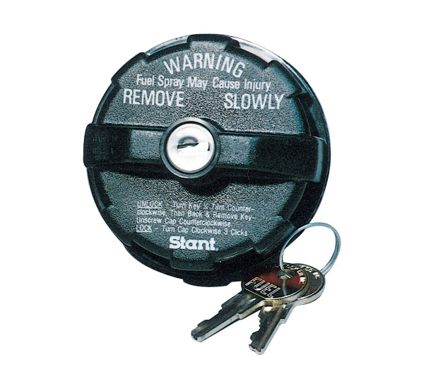Photo1: STANT Gas Cap W/Key Black (1)