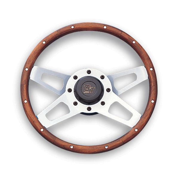 Photo1: Grant Challenger Wood Grip Silver Spoke 34cm (1)