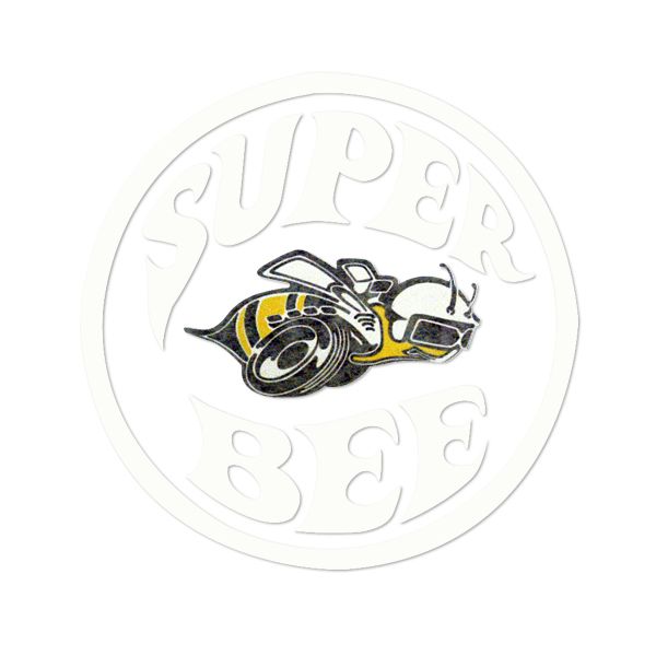 Photo1: HOT ROD Sticker 68-70 SUPER BEE Decal  (Right) (1)